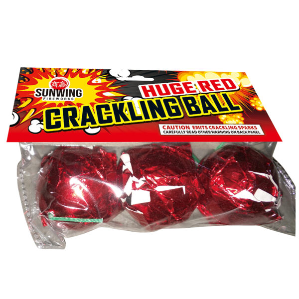 SW-G2048  HUGE RED CRACKLING BALL