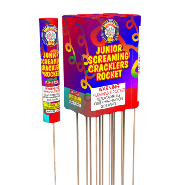BP1152A JUNIOR SCREAMING CRACKLER ROCKET