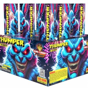 JT2601 KING COBRA FIREWORKS THUMPER 3INCH 9 SHOT