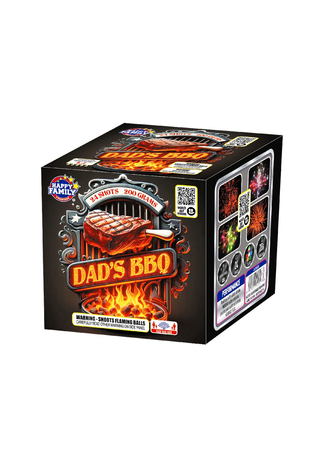 JL223025 HAPPY FAMILY FIREWORKS DAD'S BBQ