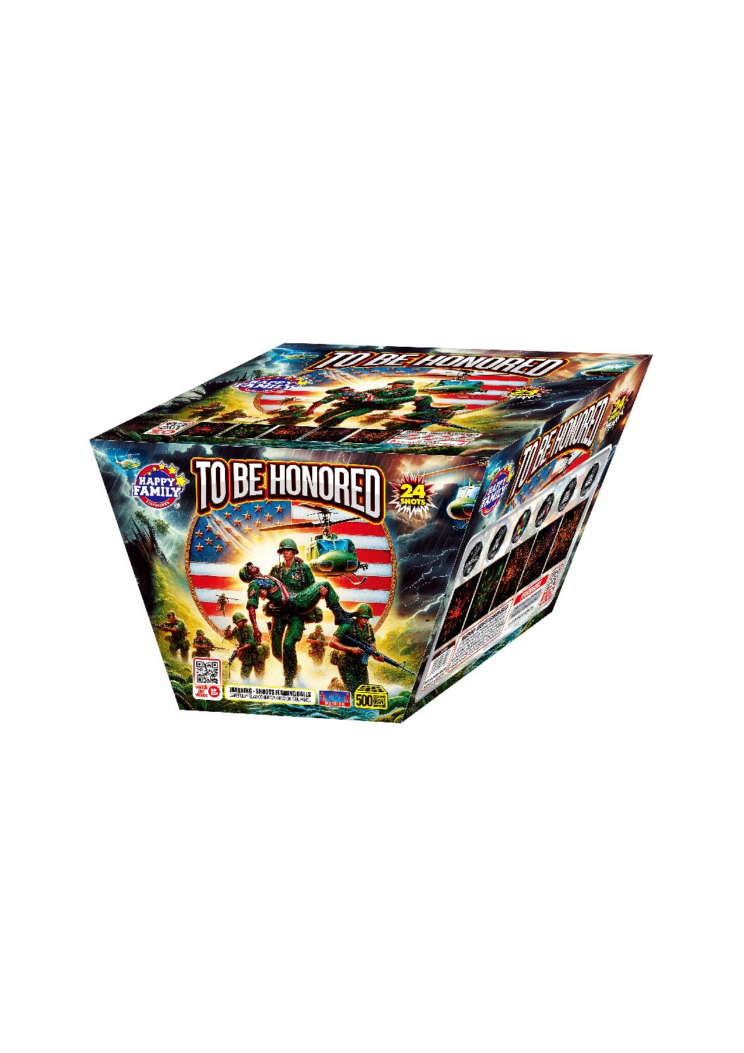 JL522073 HAPPY FAMILY FIREWORKS TO BE HONORED 24 SHOT'S