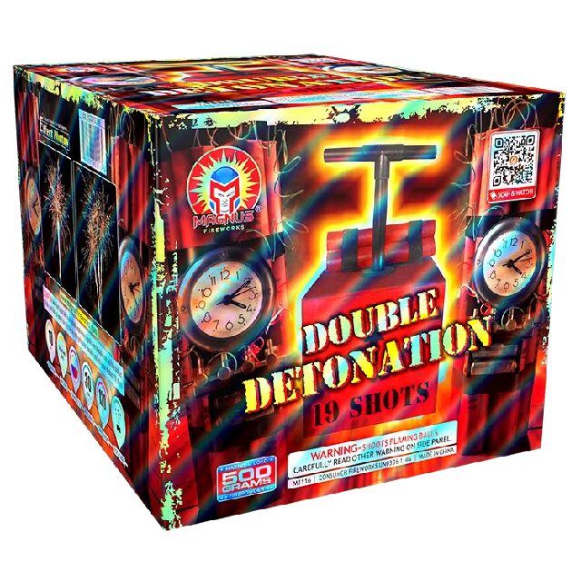 M1116 MAGNUS FIREWORKS DOUBLE DETONATION 19 SHOTS