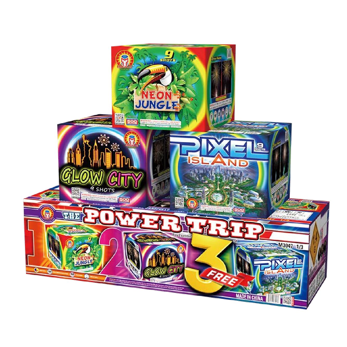 M3047 MAGNUS FIREWORKS POWER TRIP 27 SHOTS