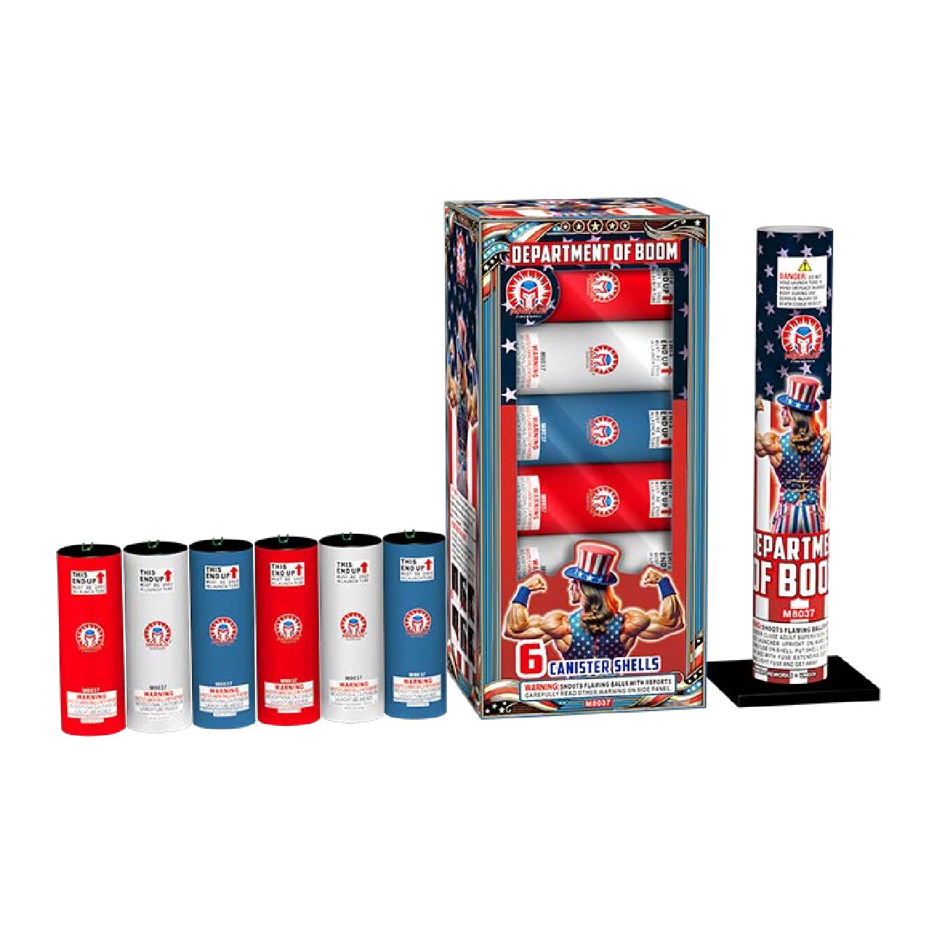 M8037 MAGNUS FIREWORKS DEPARTMENT OF BOOM SHELLS