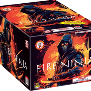 P5584 WINDA FIREWORKS FIRE NINJA 33 SHOT'S