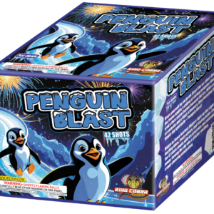 JT2625 KING COBRA FIREWORKS PENGUIN BLAST 42 SHOT'S