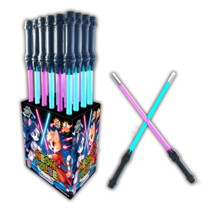 M3017 MIRACLE FIREWORKS NEON PULSE(LIGHT SABER WITH FLUORESCENT TUBE, 2 ASSORTED PCS)