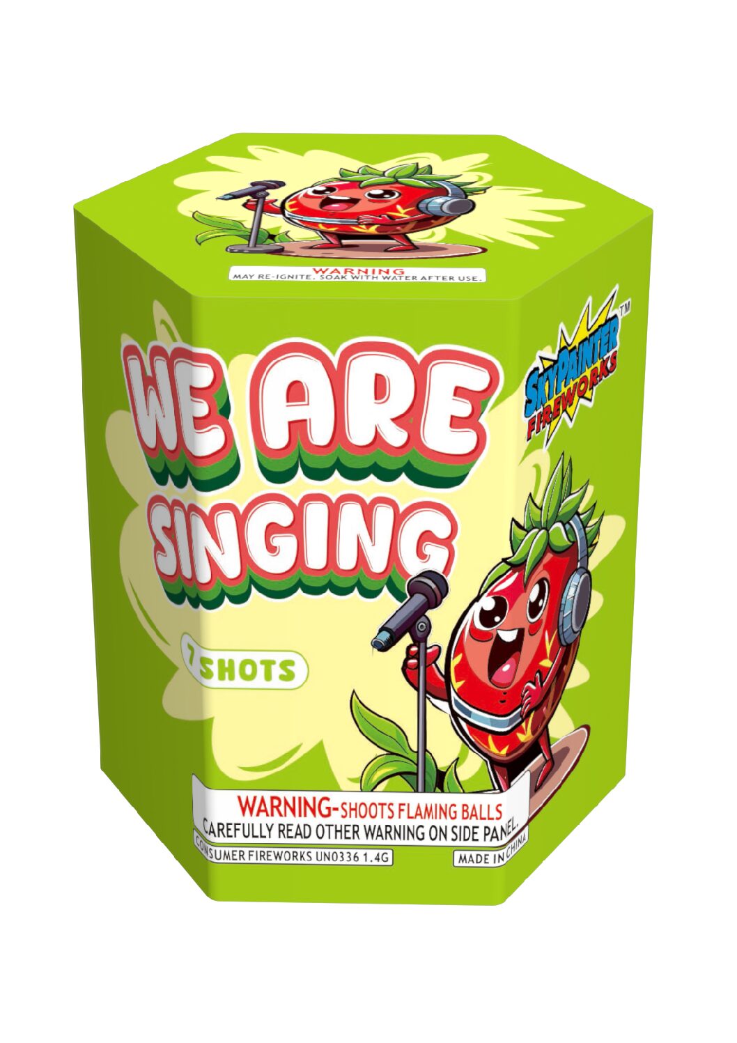 SP22510 SKY PAINTER FIREWORKS  WE ARE SINGING 7 SHOT'S