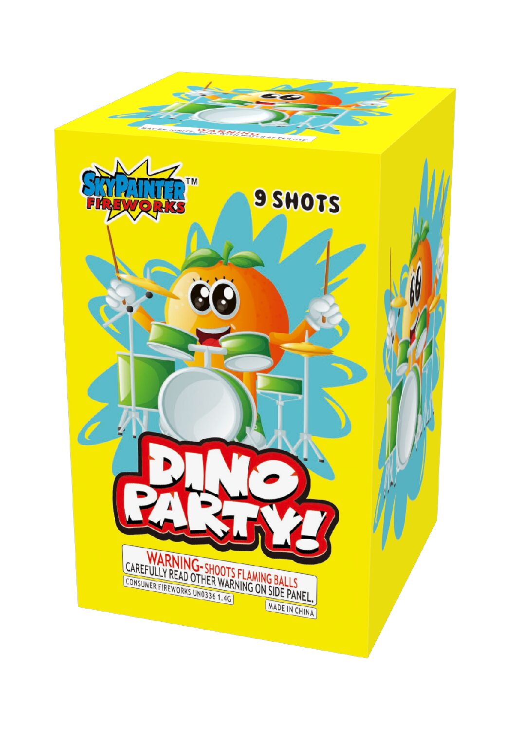 SP22515 SKY PAINTER FIREWORKS DINO PARTY ! 9 SHOT'S